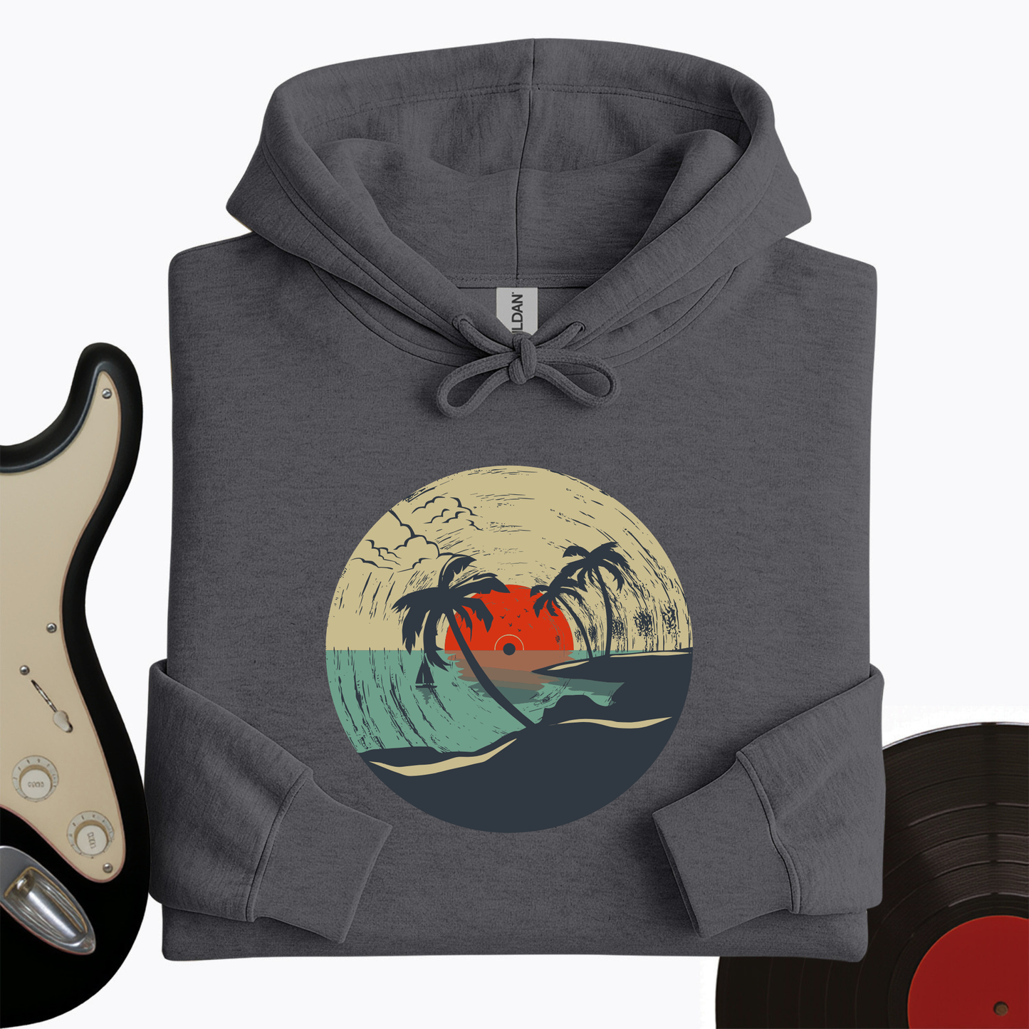 Beach Record Hoodie