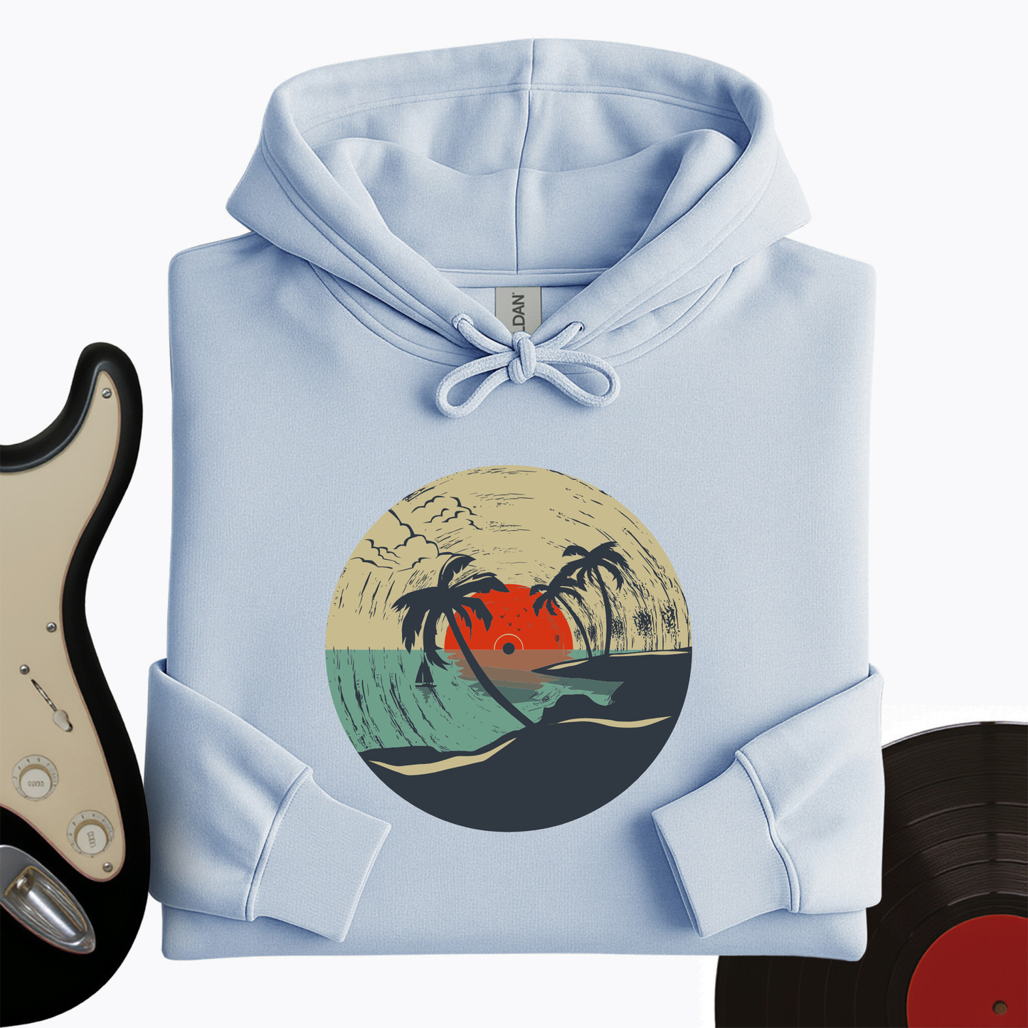 Beach Record Hoodie