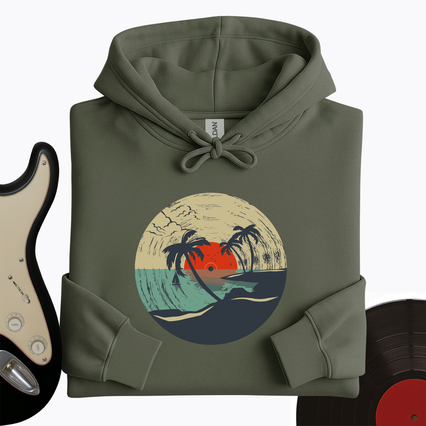 Beach Record Hoodie