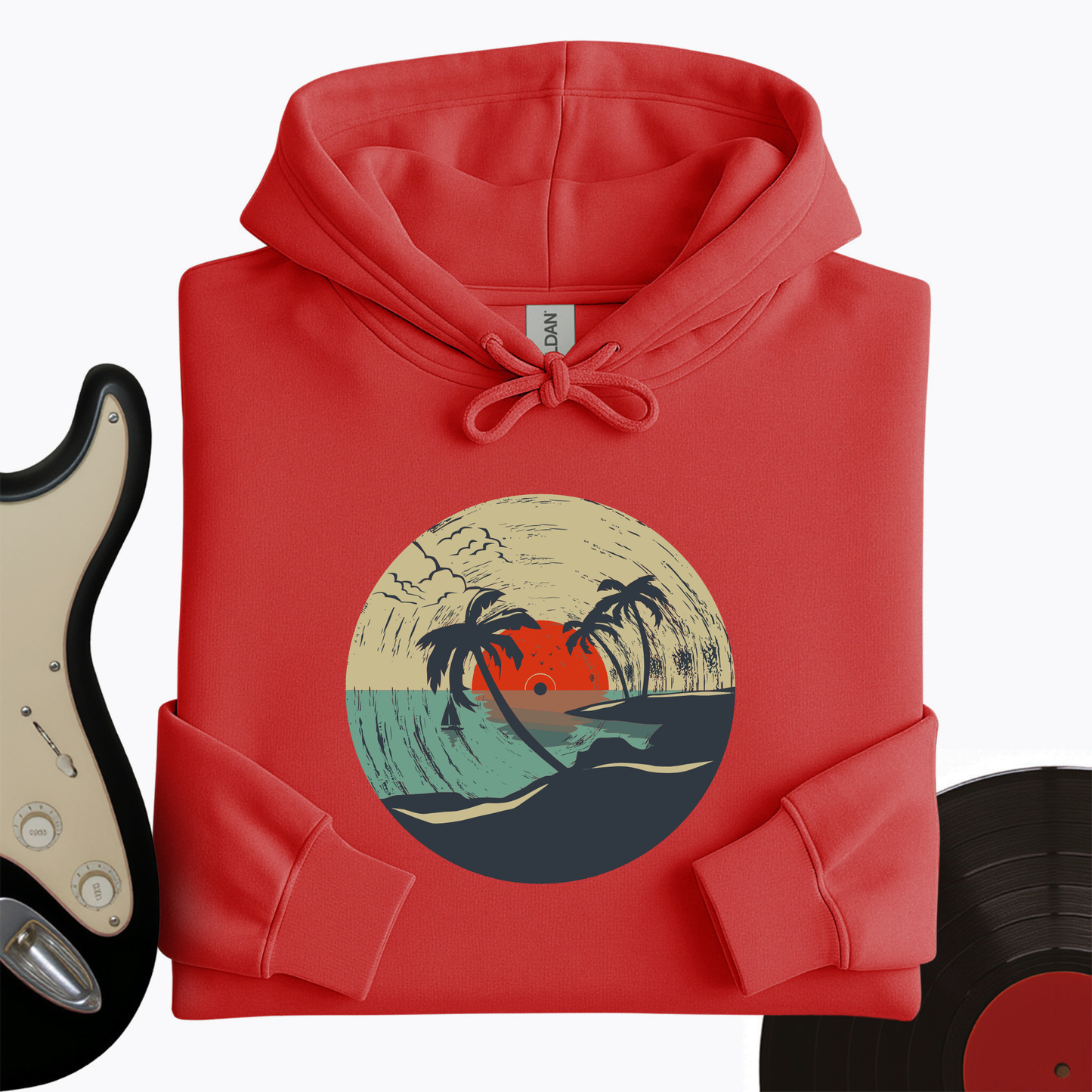 Beach Record Hoodie