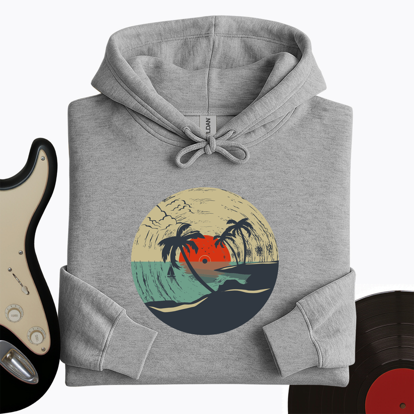 Beach Record Hoodie