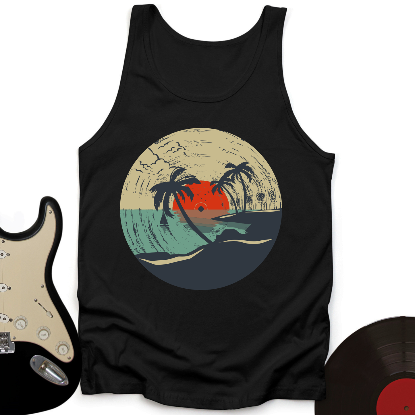 Beach Record Tank Top