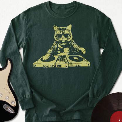 Cat DJ Long Sleeve