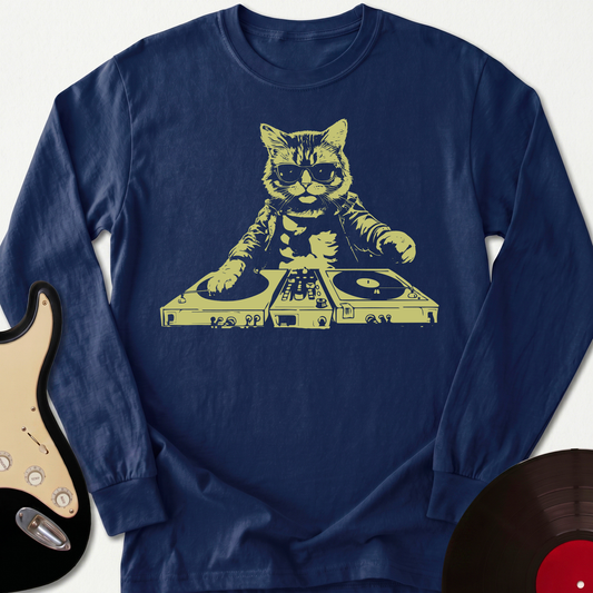 Cat DJ Long Sleeve