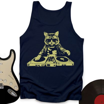 Cat DJ Tank Top