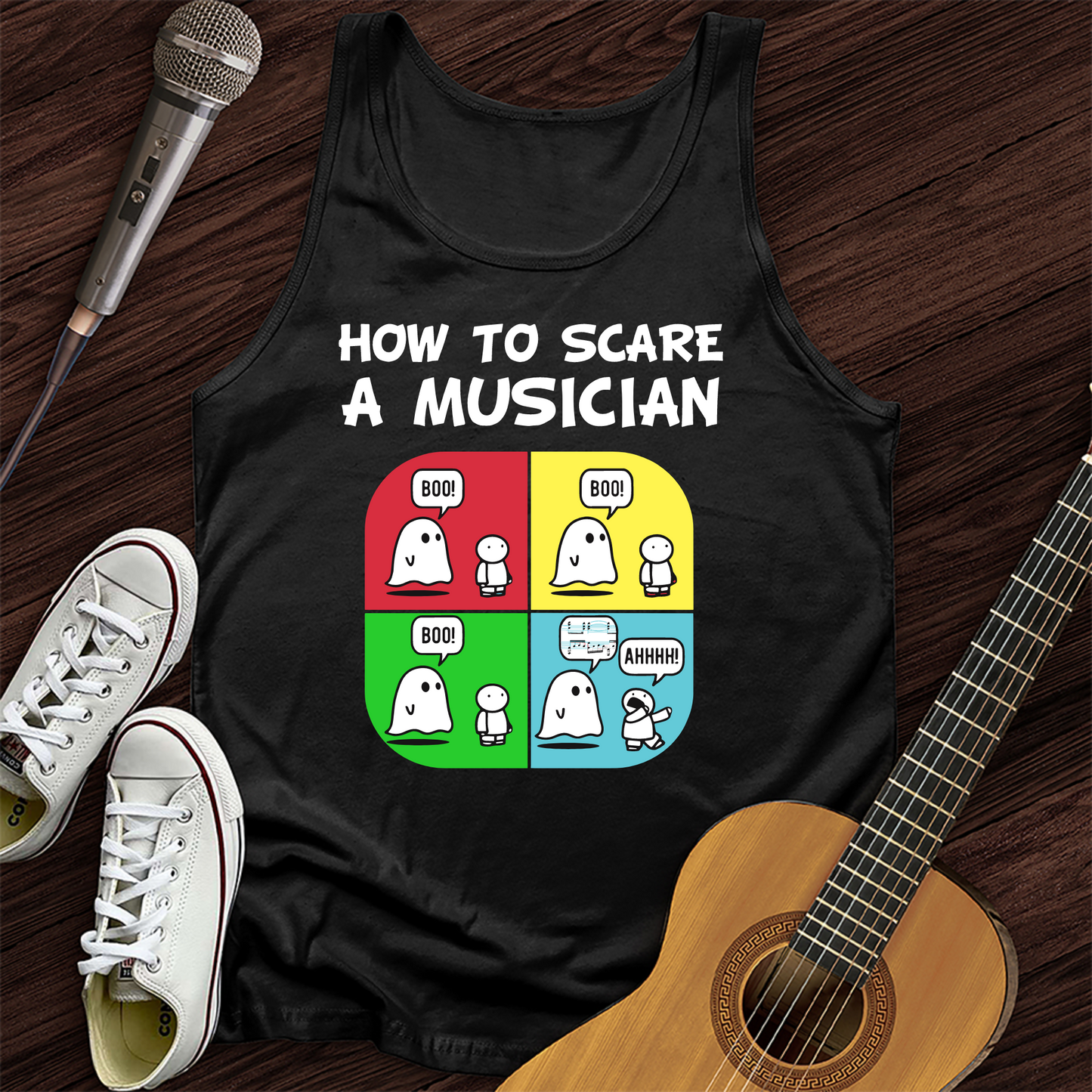 Scare A Musician Tank Top