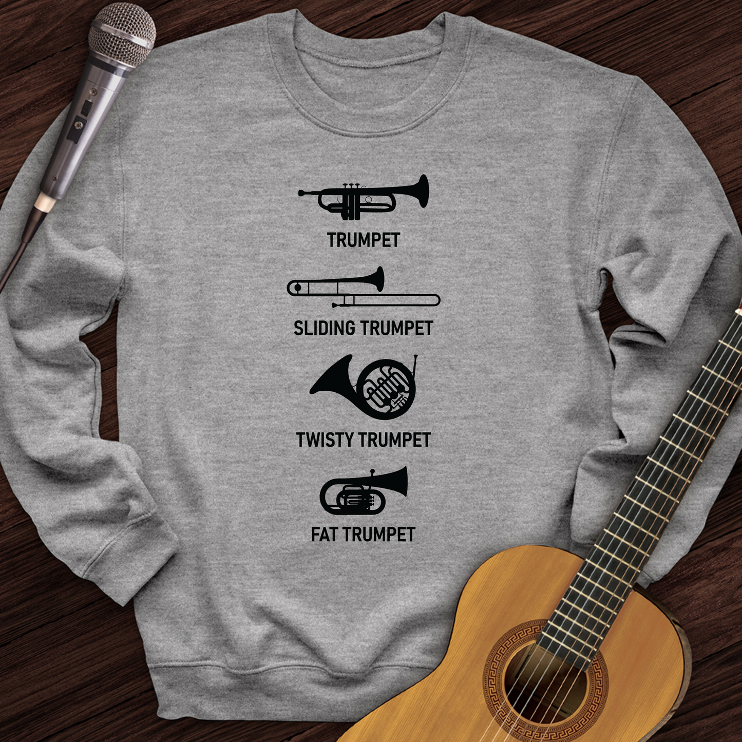 Trumpets Crewneck