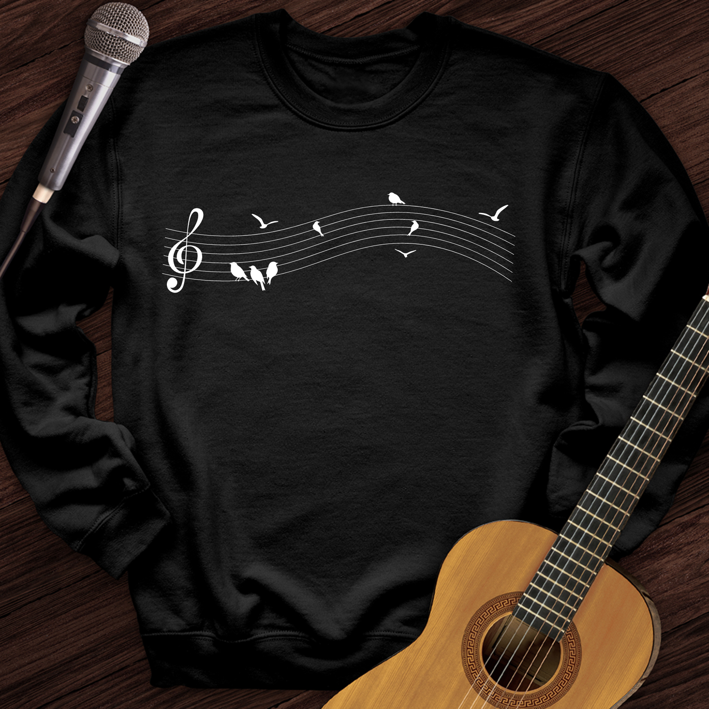 Music On A Wire Crewneck