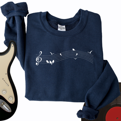 Music On A Wire Crewneck