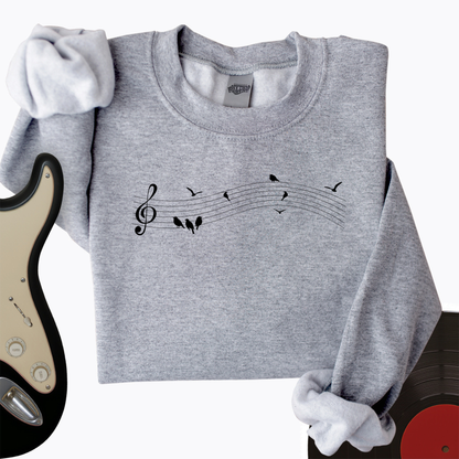 Music On A Wire Crewneck