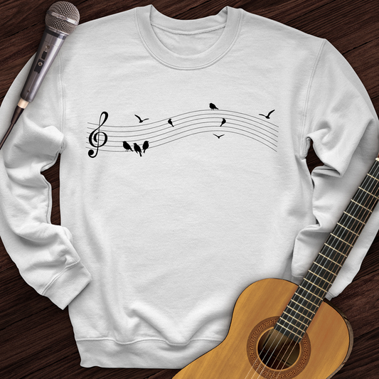 Music On A Wire Crewneck