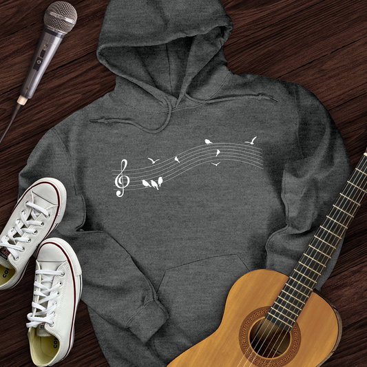 Music On A Wire Hoodie