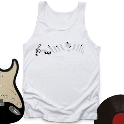 Music On A Wire Tank Top