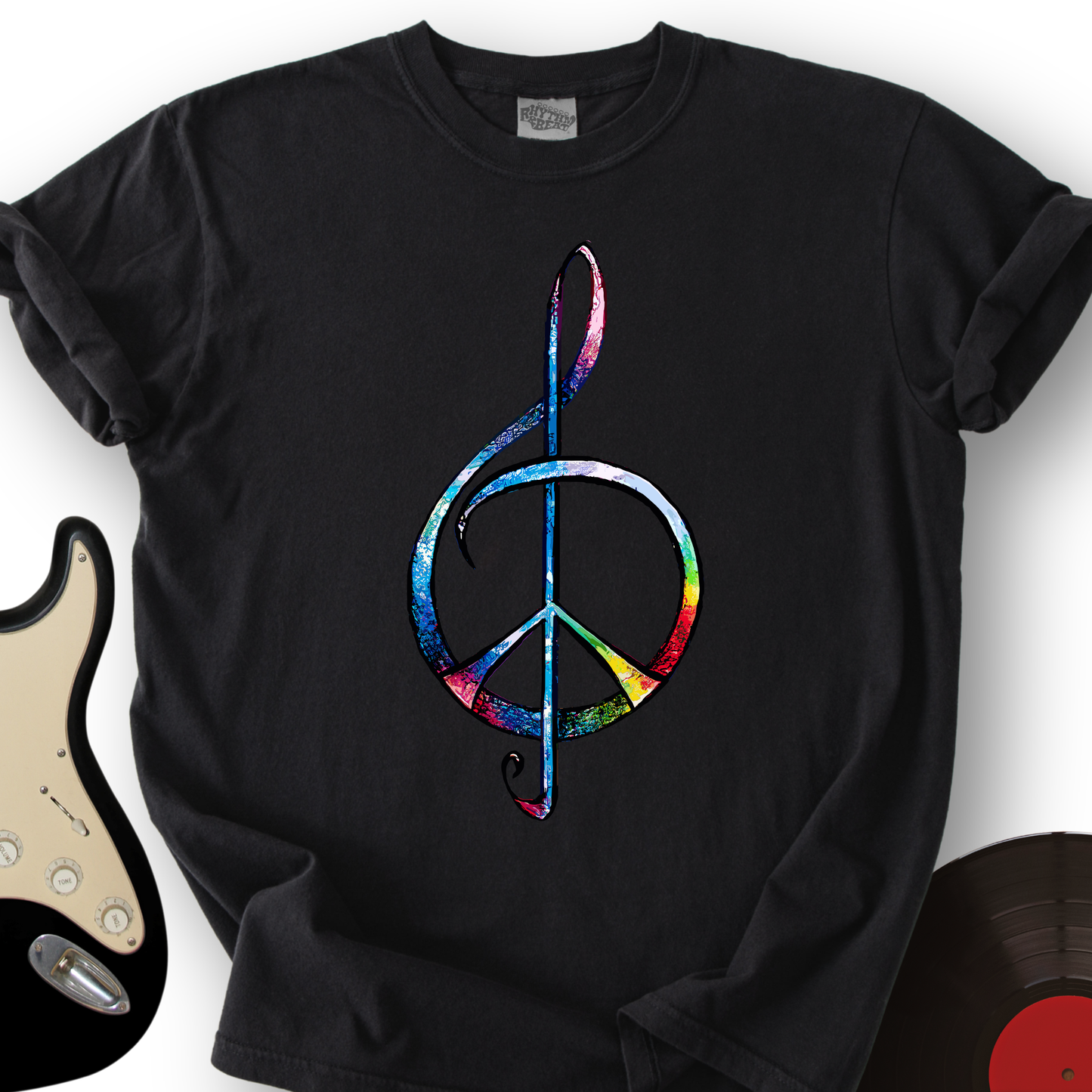 Peace Music Tie Dye T-Shirt