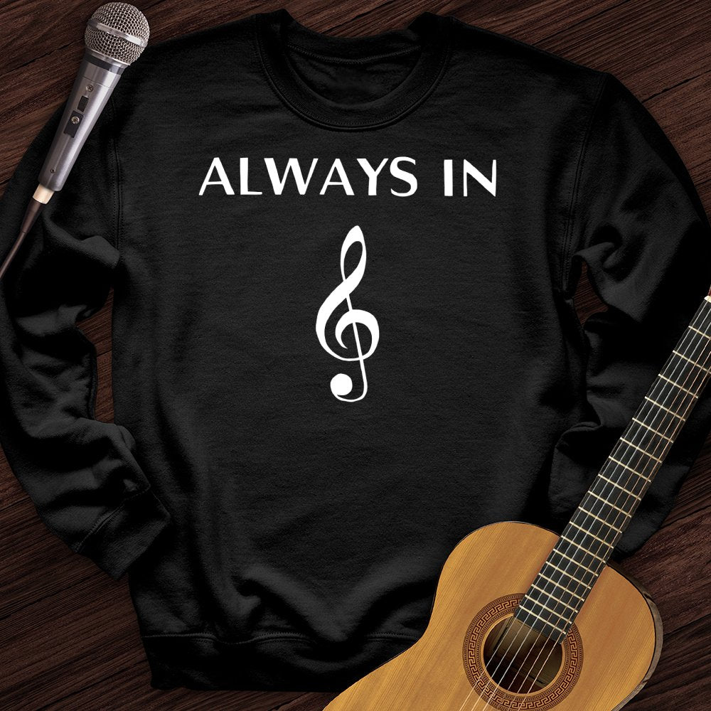 Always In Music Crewneck