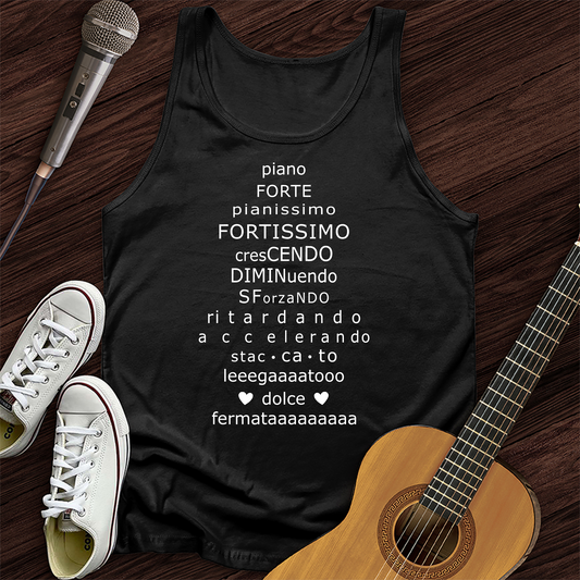 Piano Forte Tank Top