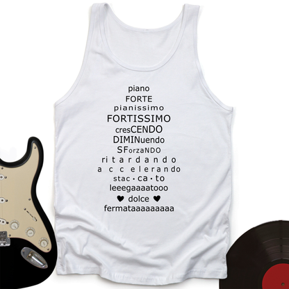 Piano Forte Tank Top