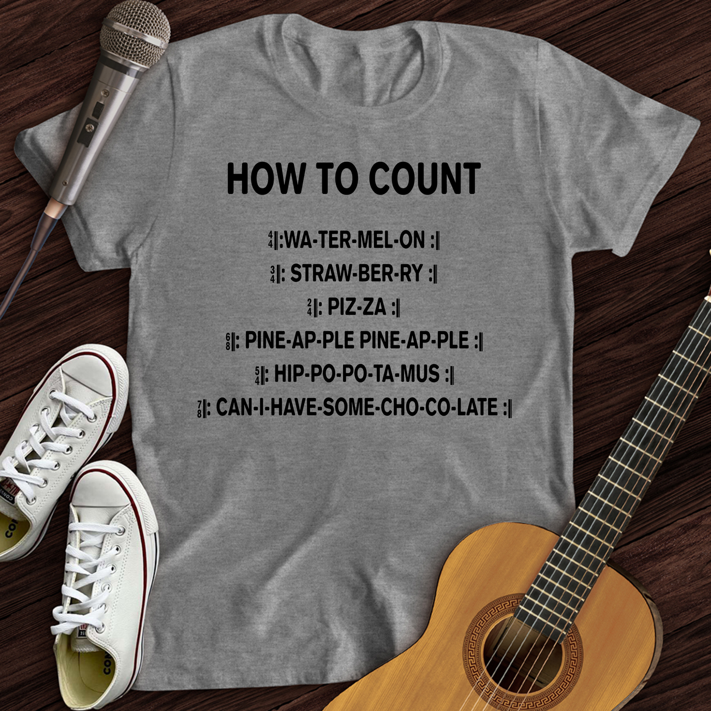 How To Count T-Shirt