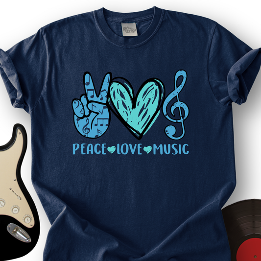 Peace, Love, Music T-Shirt
