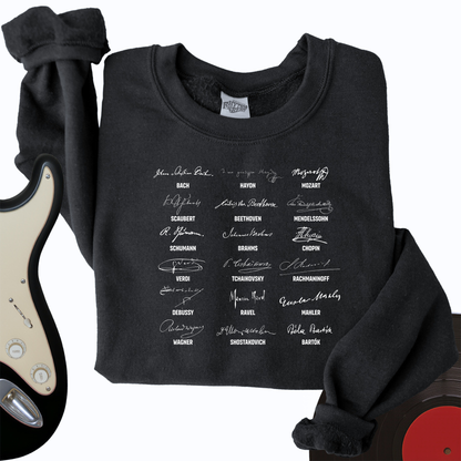 Signature Of Composers Crewneck