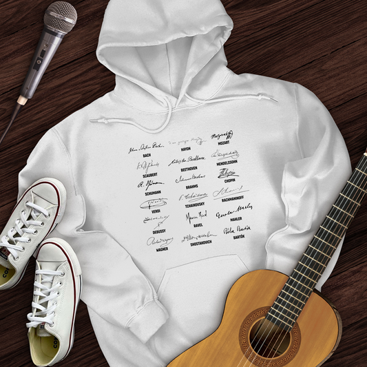 Signature Of Composers Hoodie