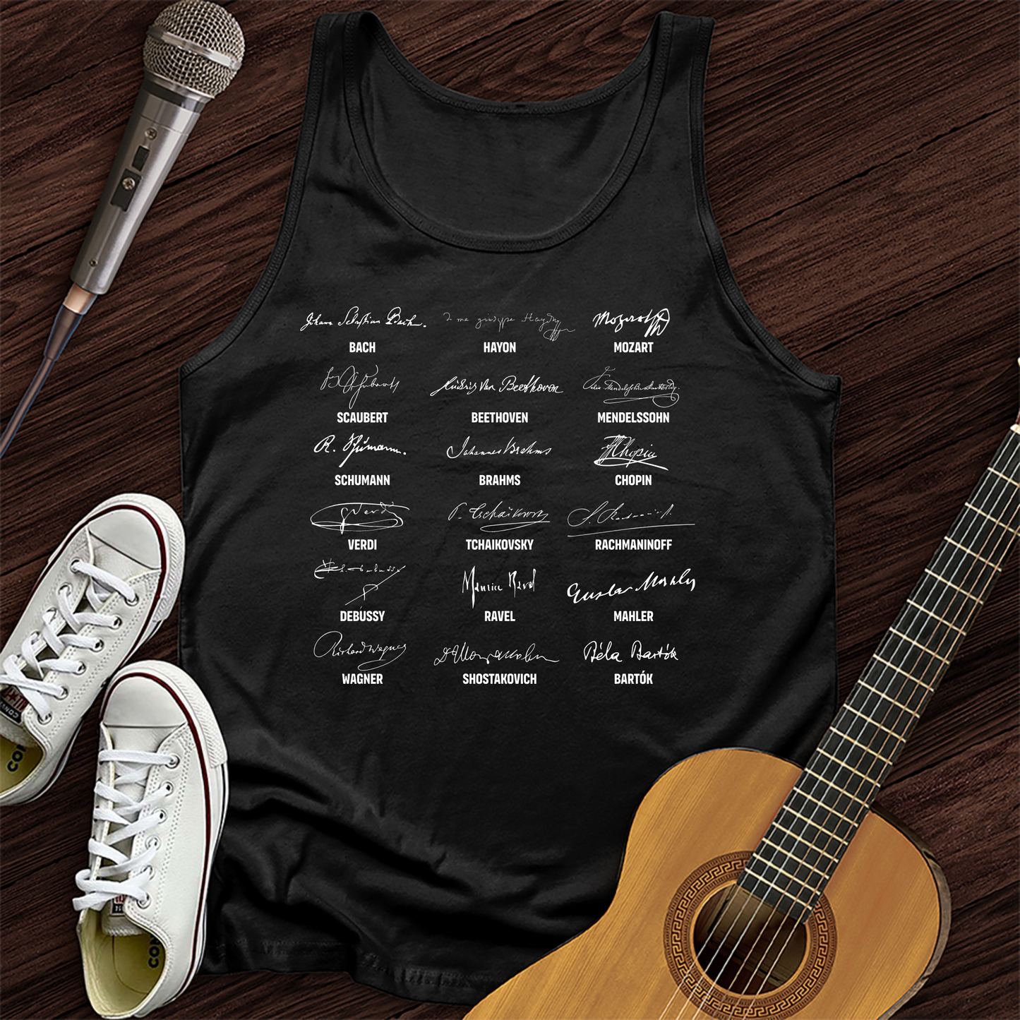 Signature Of Composers Tank Top