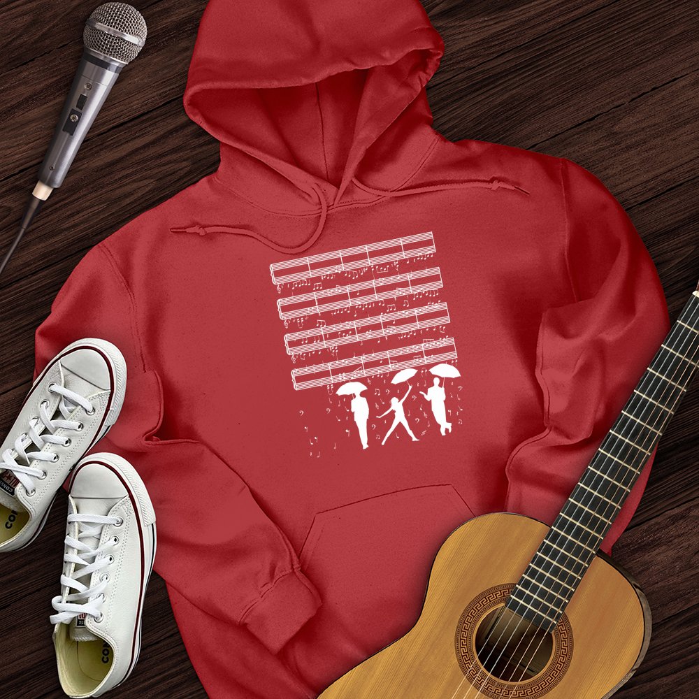 Raining Music Notes Hoodie