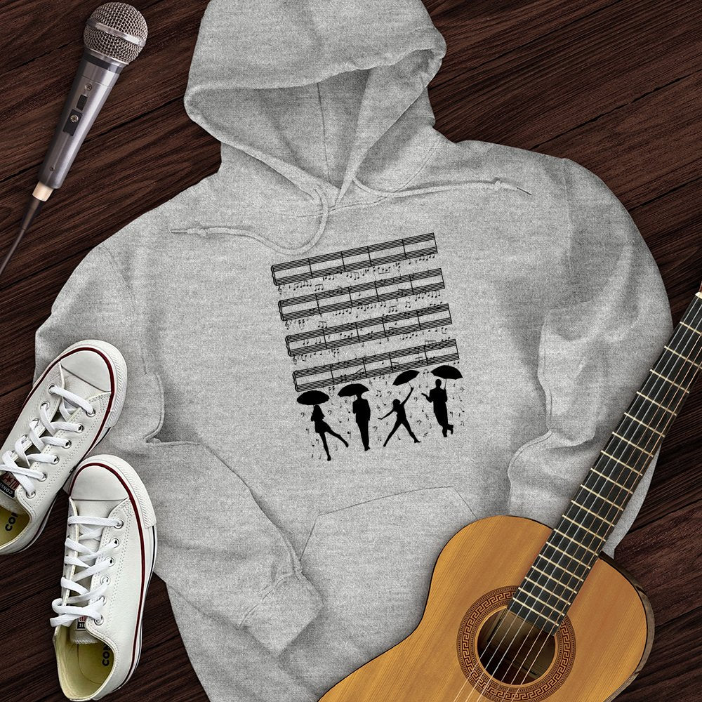 Raining Music Notes Hoodie