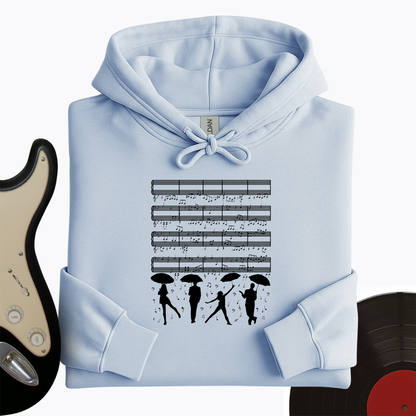 Raining Music Notes Hoodie