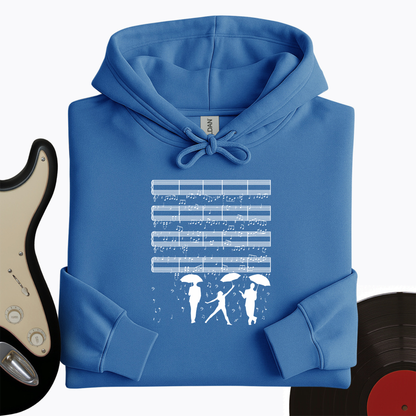 Raining Music Notes Hoodie