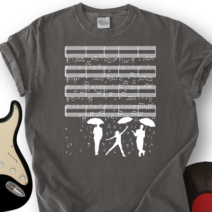 Raining Music Notes T-Shirt