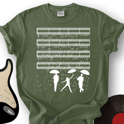 Raining Music Notes T-Shirt