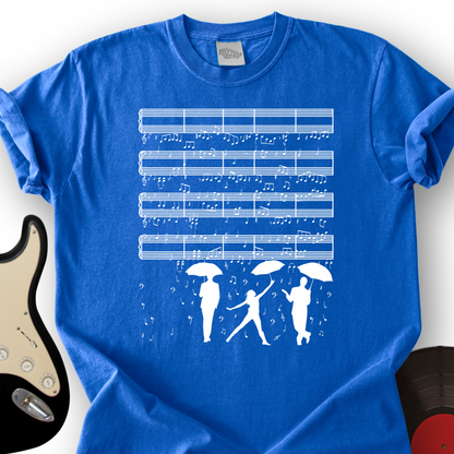 Raining Music Notes T-Shirt