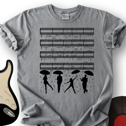 Raining Music Notes T-Shirt