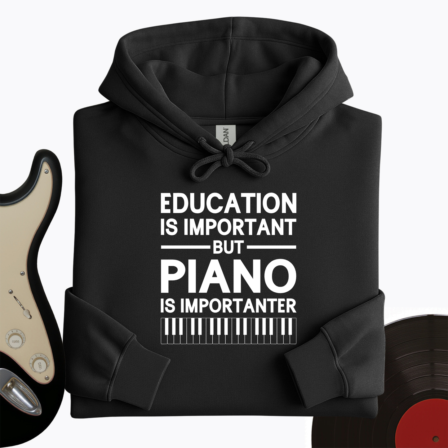 Education Is Important But Piano Is Importanter Hoodie