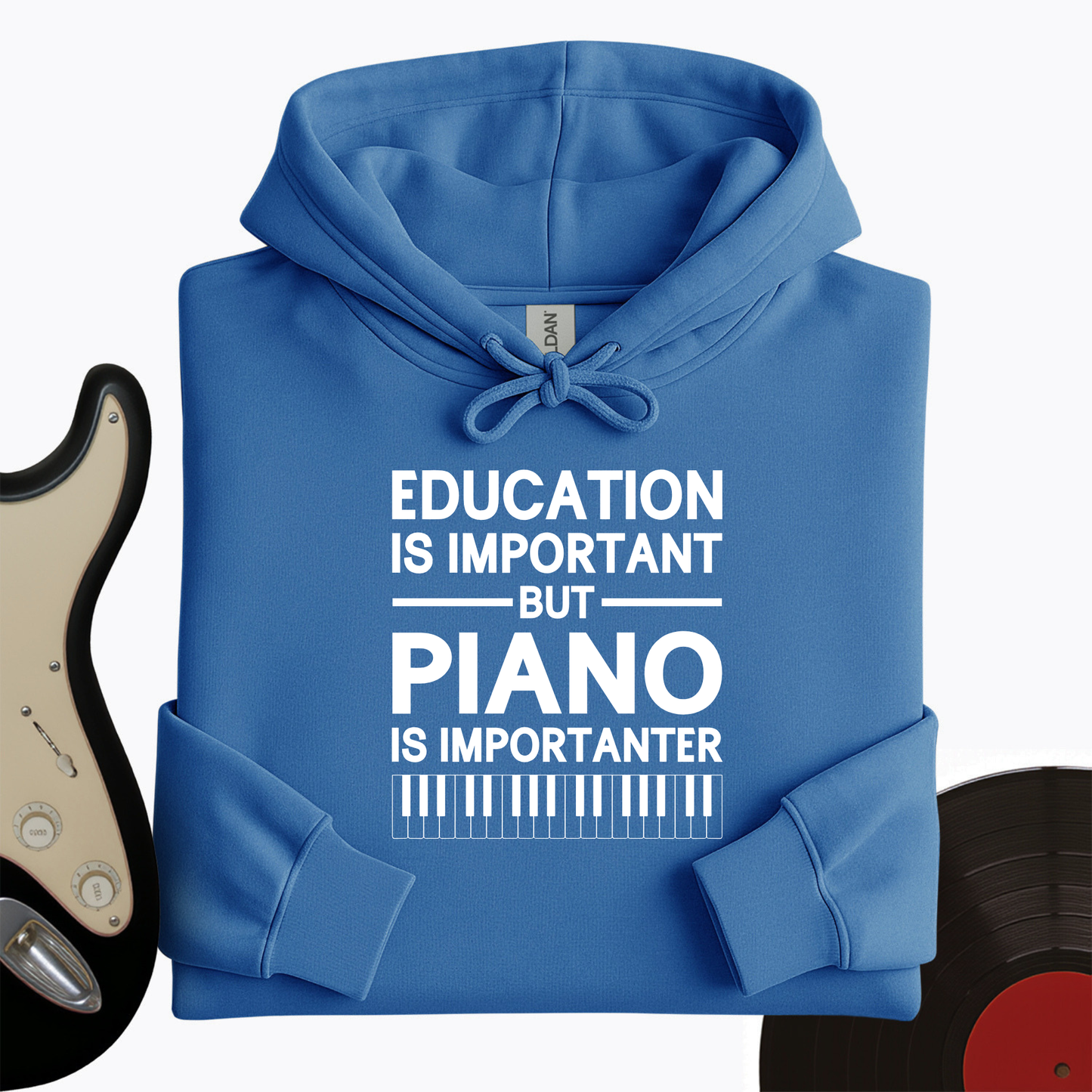 Education Is Important But Piano Is Importanter Hoodie