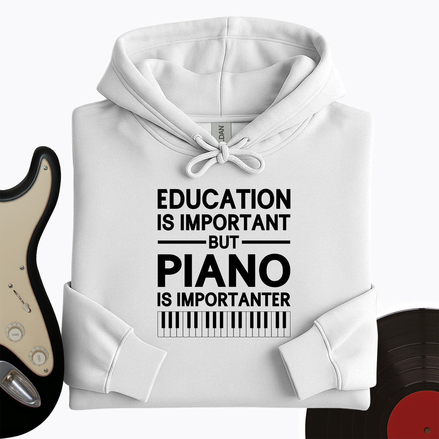 Education Is Important But Piano Is Importanter Hoodie