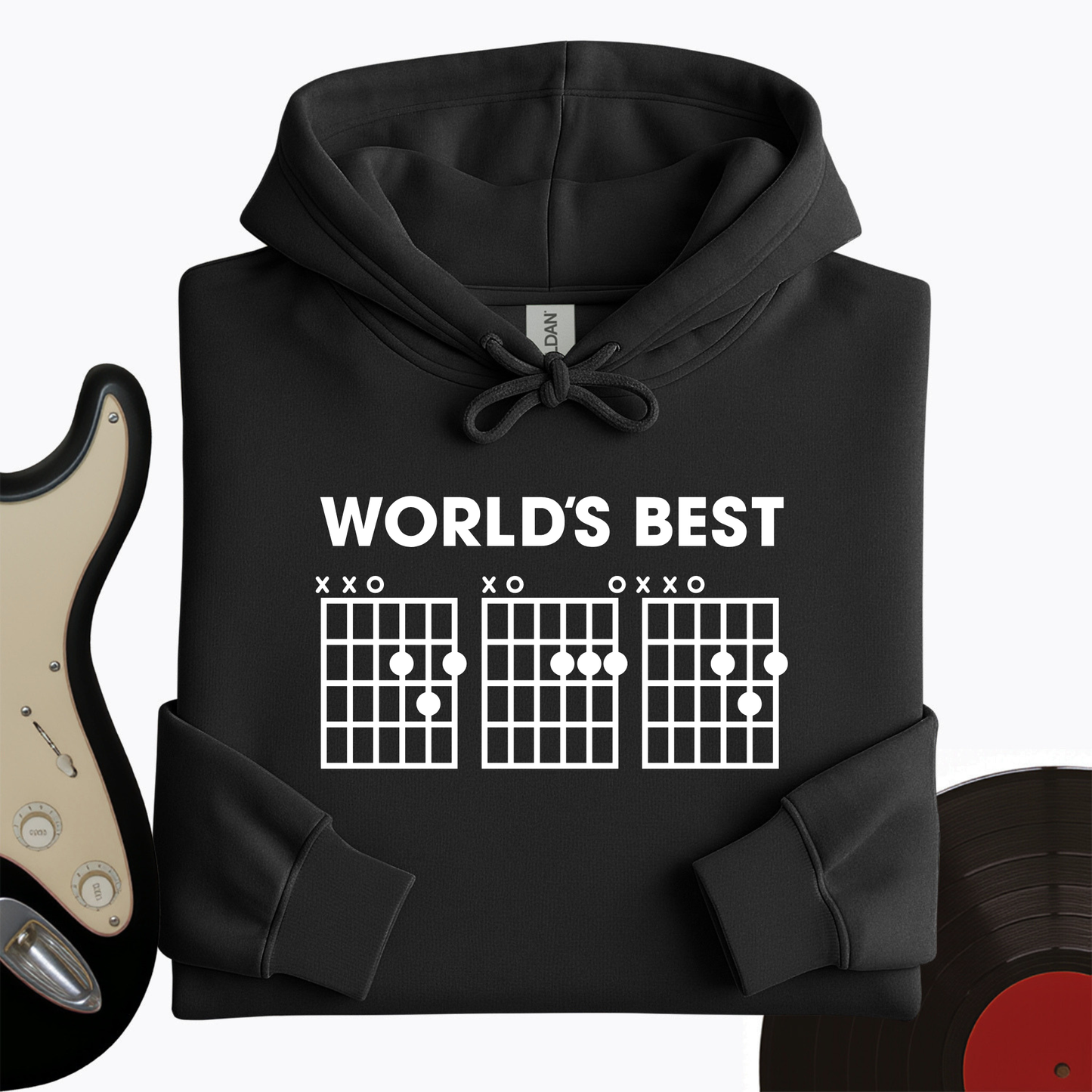 World's Best Dad Guitar Hoodie