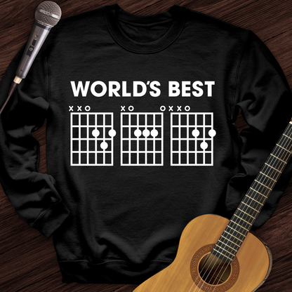 World's Best Dad Guitar Crewneck