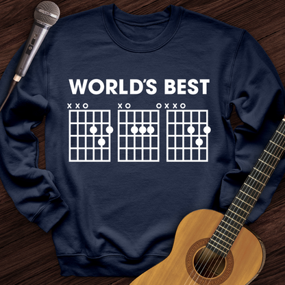 World's Best Dad Guitar Crewneck