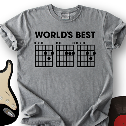 World's Best Dad Guitar T-Shirt
