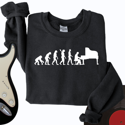Evolution Of Pianist Crewneck