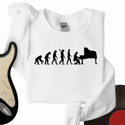 Evolution Of Pianist Crewneck