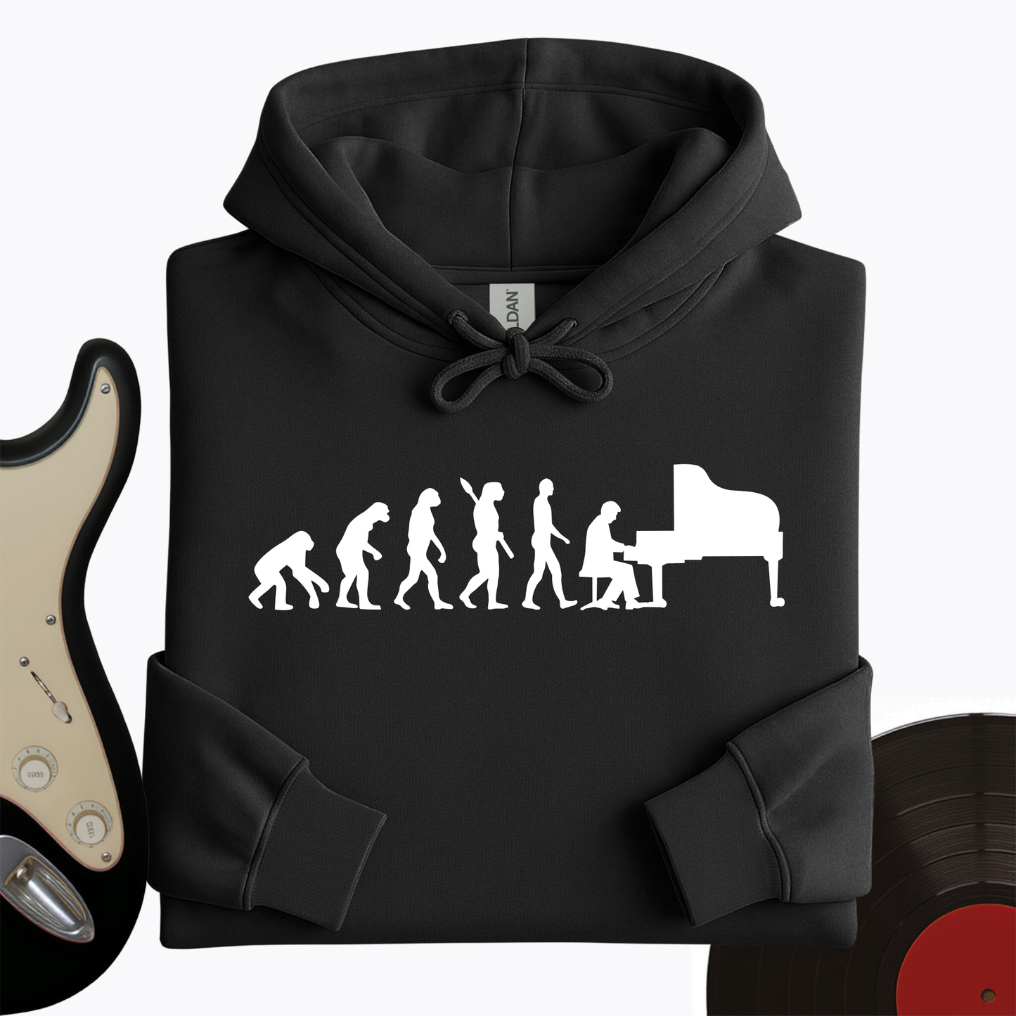 Evolution Of Pianist Hoodie