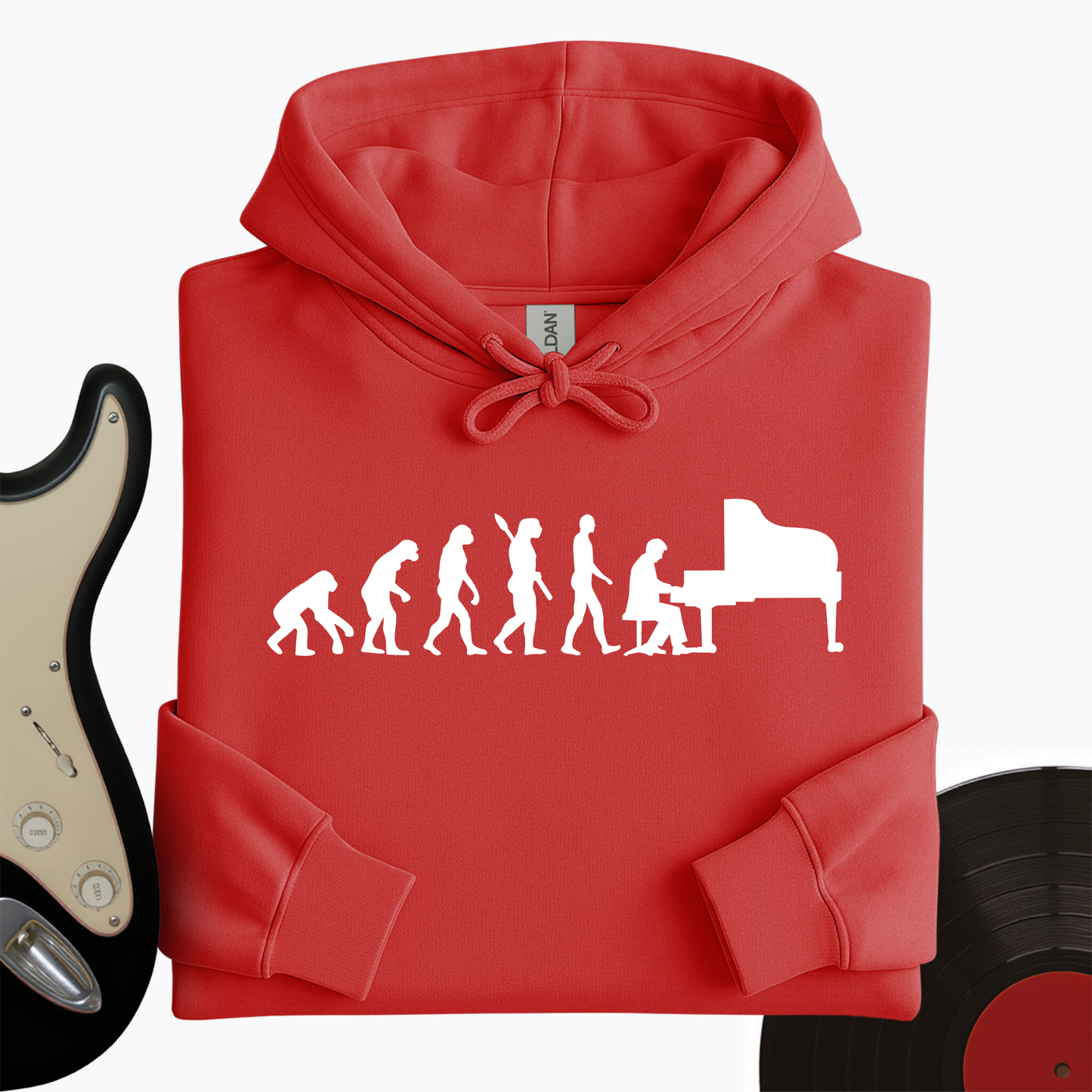 Evolution Of Pianist Hoodie