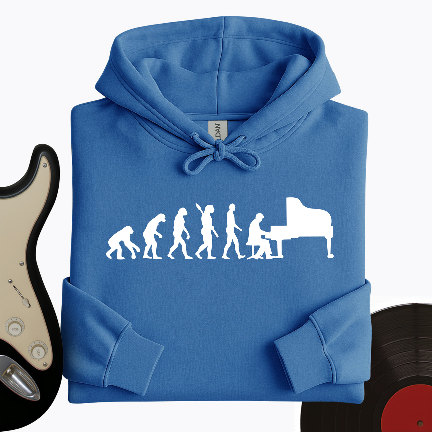 Evolution Of Pianist Hoodie