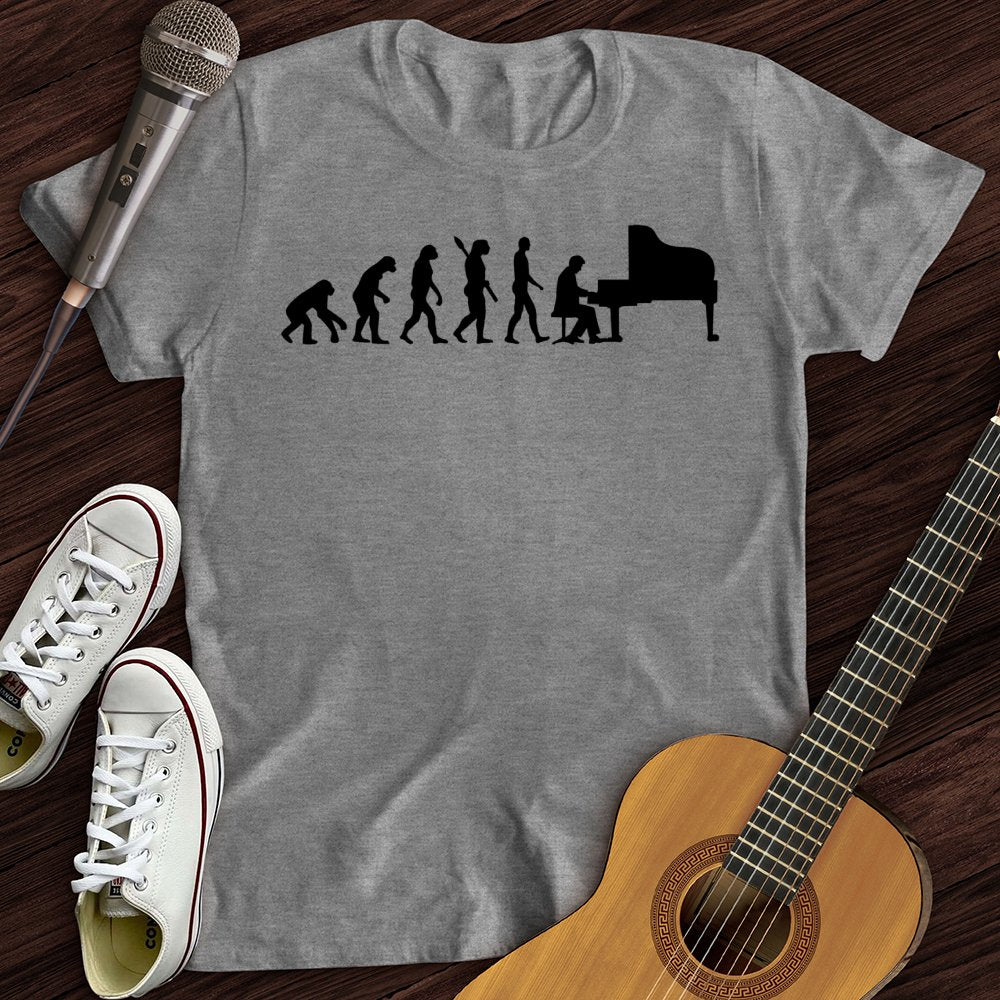 Evolution Of Pianist T-Shirt