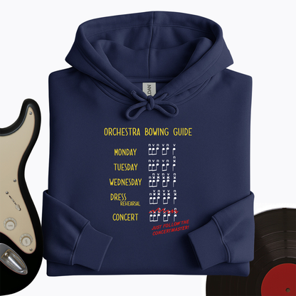 Orchestra Bowing Guide Hoodie