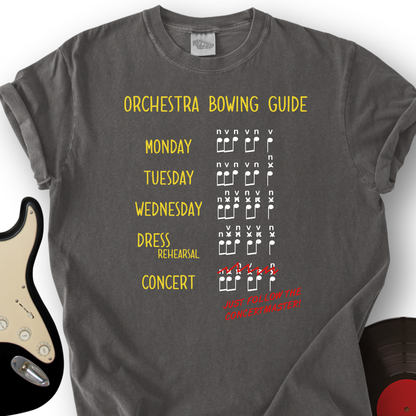 Orchestra Bowing Guide T-Shirt