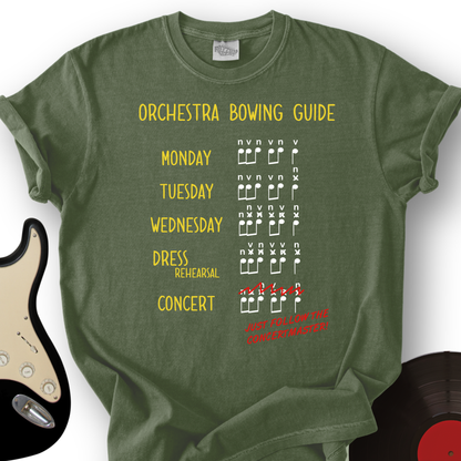Orchestra Bowing Guide T-Shirt